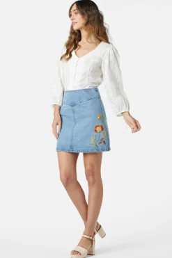 Cami Emb Skirt