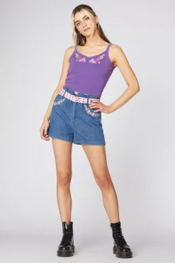 Caposhi Knitted Sleeveless Top