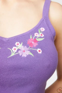 Caposhi Knitted Sleeveless Top