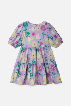 Cat Flower Kids Dress