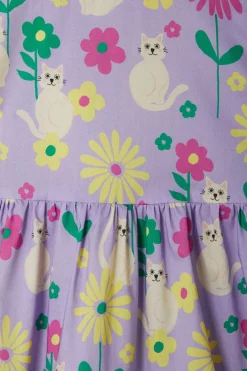 Cat Flower Kids Dress