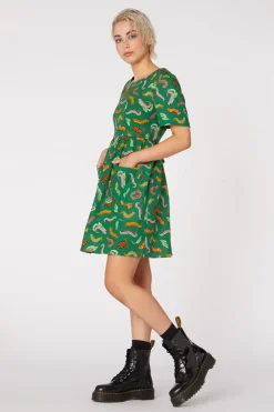 Caterpillar Smock Dress