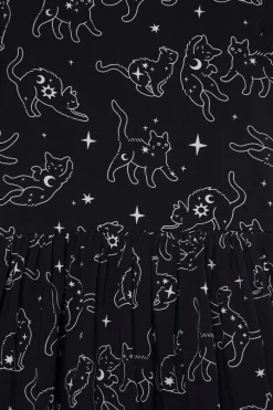Celestial Cats Kids Dress