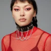Chained Spikes Choker