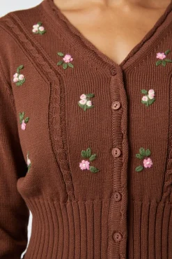 Charlotte Embroidered Cardi