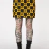 Check Biohazard Mini Skirt