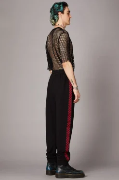 Check Print Goth Trackpant