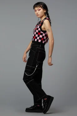 Checker Knit Vest