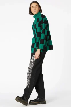 Checkerboard Oversize Knit