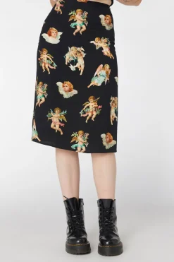 Cherub Viscose Midi Skirt