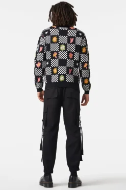 Chess At Picnic Knit