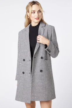 Clarissa Houndstooth Coat