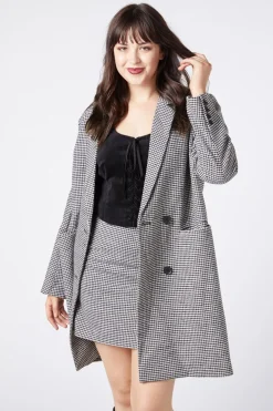 Clarissa Houndstooth Coat