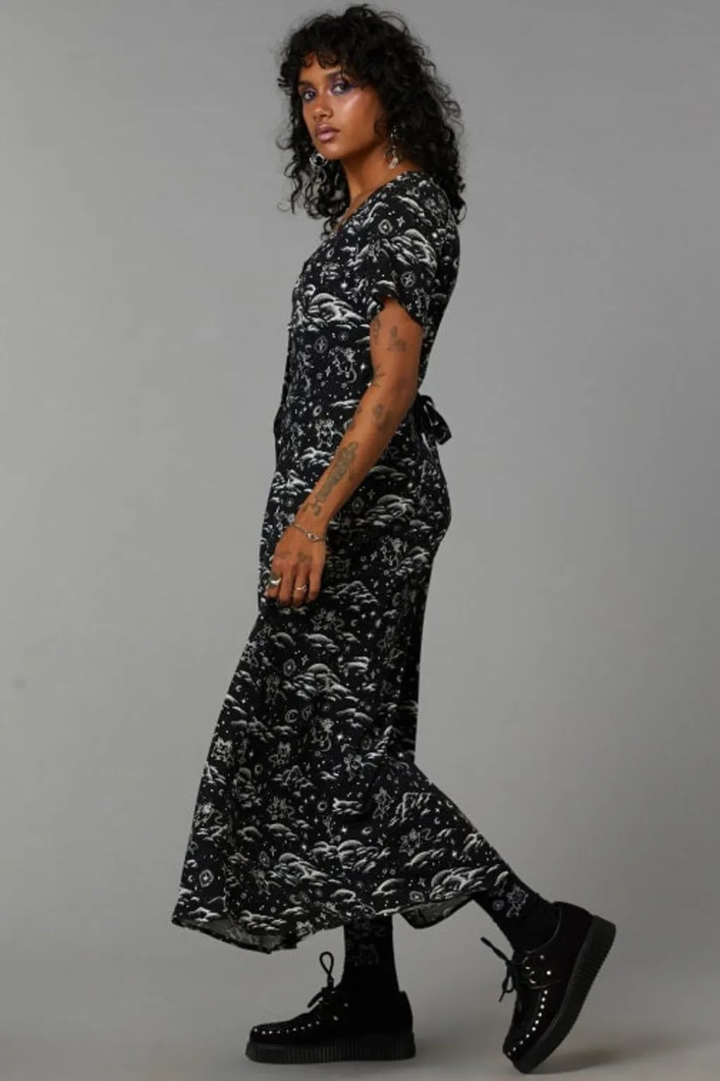 Cloudy Nights Goth Dress