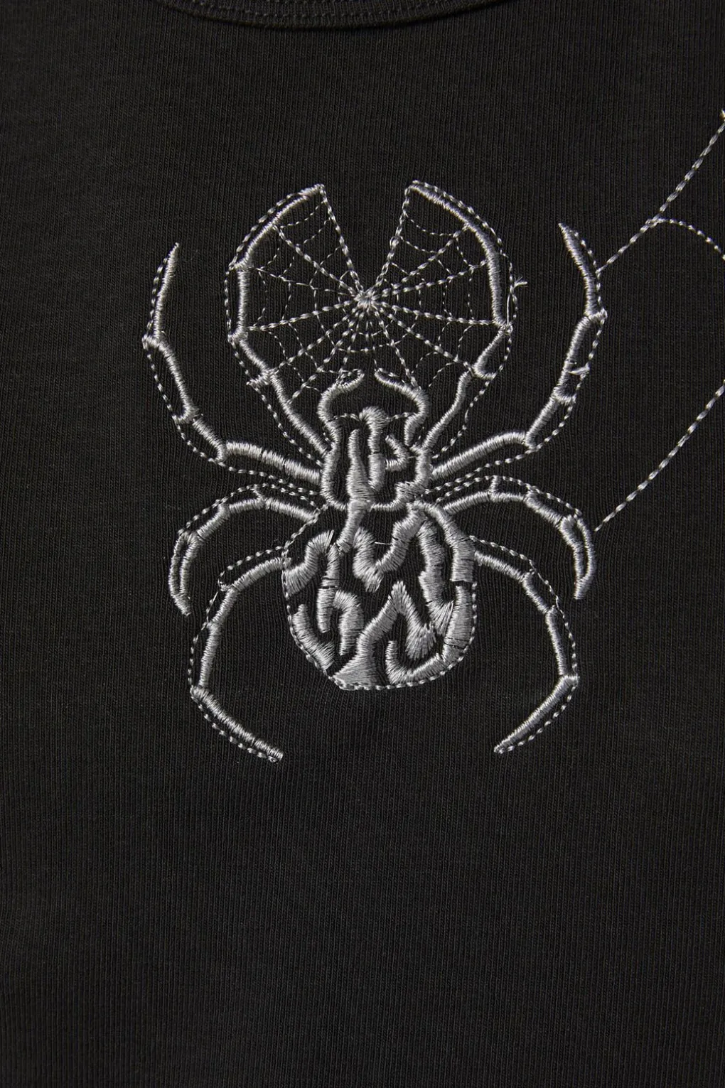 Cobweb Embroidered Tank