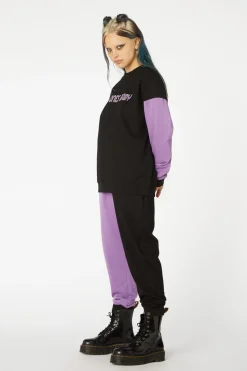 Colour Block Print Sweater