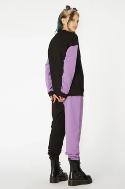 Colour Block Print Sweater