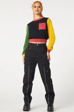 Colourblock Knit Jumper