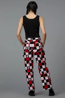 Contrast Grunge Corset Top