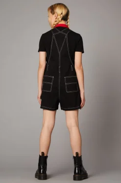 Contrast Stitch Overall