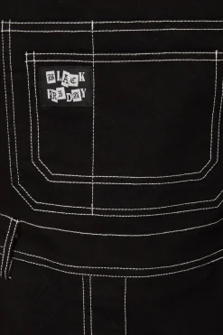 Contrast Stitch Overall