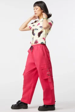 Contrast Stitch School Cargo Pant