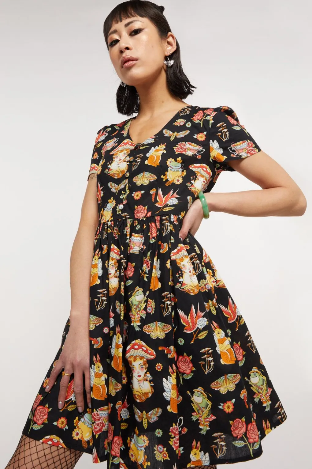 Cottagecore Tattoo Dress