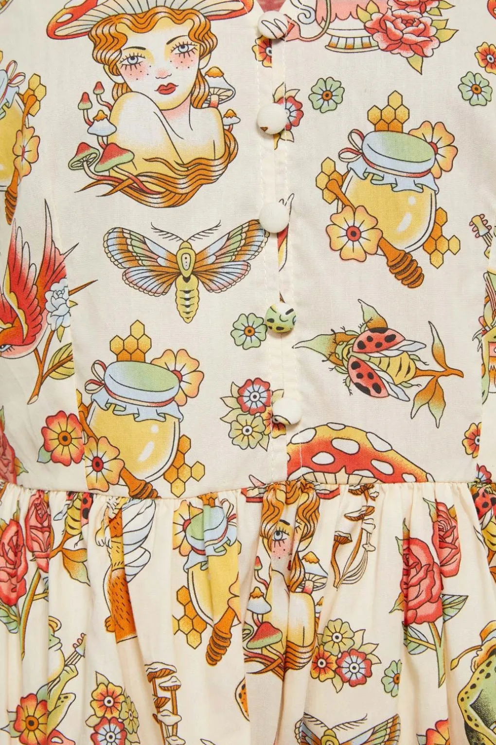 Cottagecore Tattoo Dress