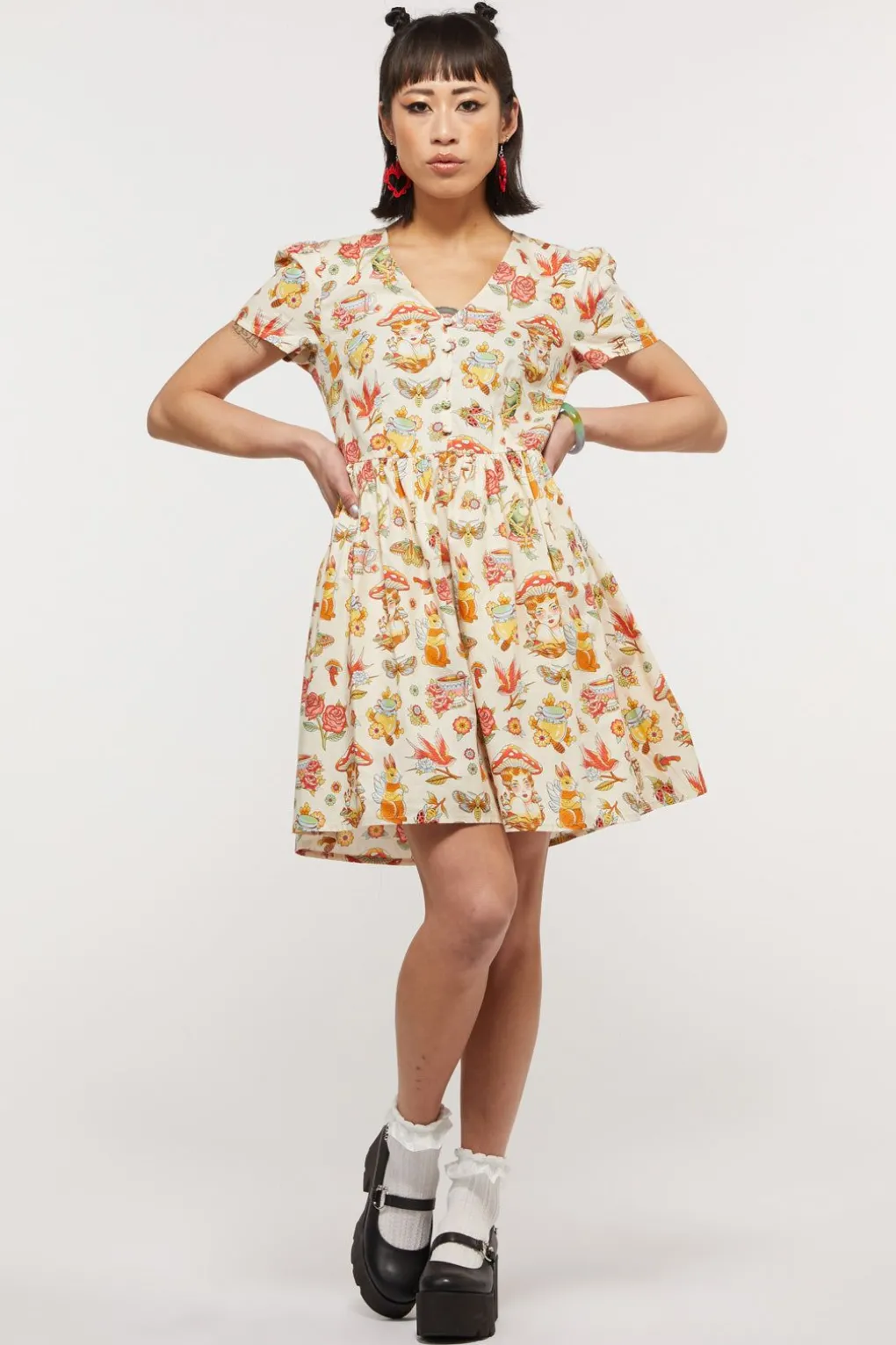 Cottagecore Tattoo Dress