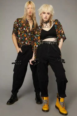 Crafty Witch Print Ss Shirt