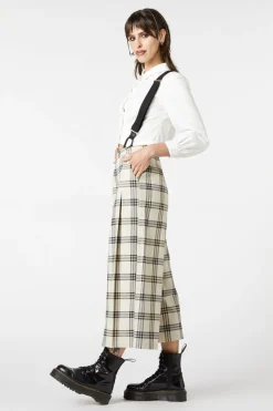 Crescent Tartan Pleated Culottes