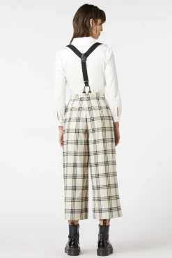 Crescent Tartan Pleated Culottes