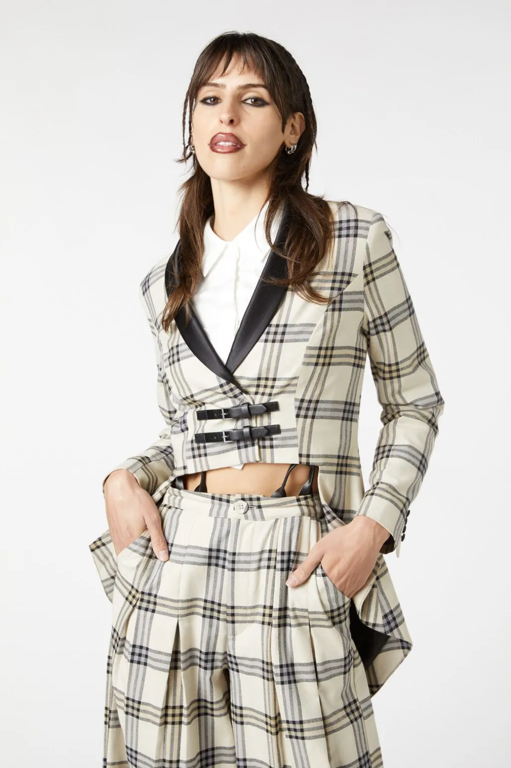 Crescent Tartan Tail Coat