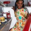 Croc Burger Kids Dress