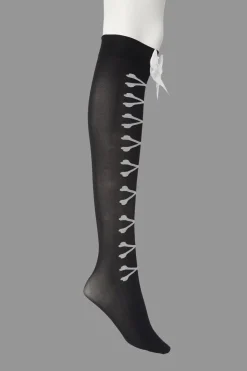 Crossbone Corset Socks