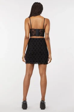 Crucifix Mesh Skirt