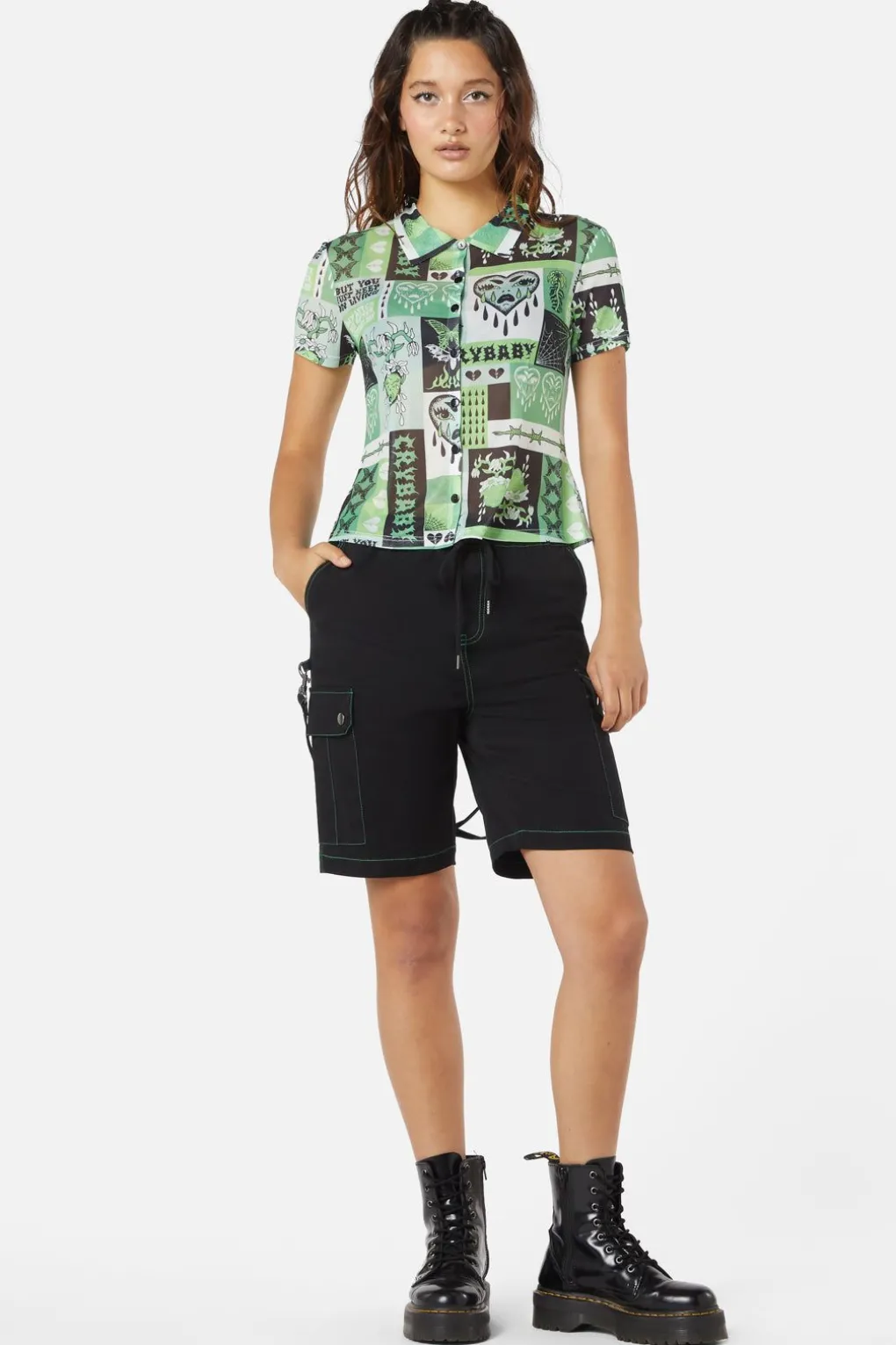 Cry Baby Mesh Blouse