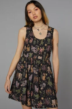 Cryptid Print Dress