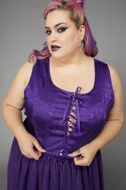 Curve Amethyst Corset Top