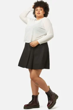 Curve Basic Mesh Long Sleeve Top