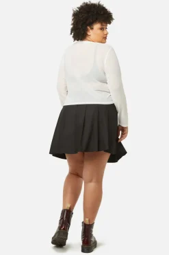 Curve Basic Mesh Long Sleeve Top