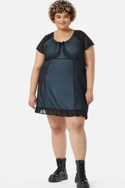Curve Confess Mesh Mini Dress