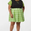 Curve Dazed Tartan Mini Skirt