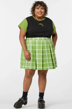 Curve Dazed Tartan Mini Skirt