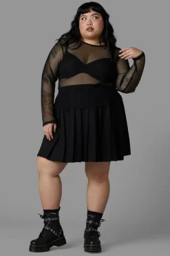 Curve Dead Inside Mesh Top