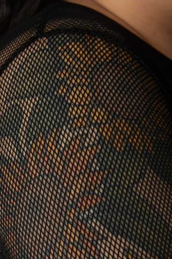 Curve Dead Inside Mesh Top