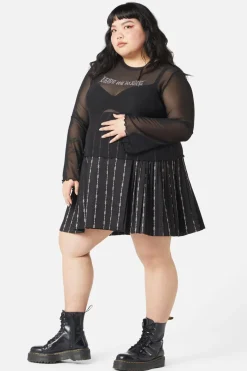 Curve Diamante Leave Me Alone Top