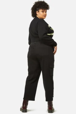 Curve Dino Argyle Knit Jumper