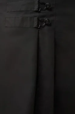 Curve Field Work Pleated Skirt