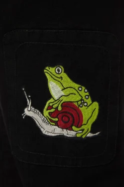 Curve Frog Patch Jean